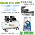 天鵝牌 SWAN DRS210-50T 無油式 220V 空壓機 50公升_2