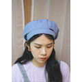 春夏輕薄貝蕾帽 -霧藍色_2