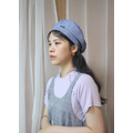 春夏輕薄貝蕾帽 -霧藍色
