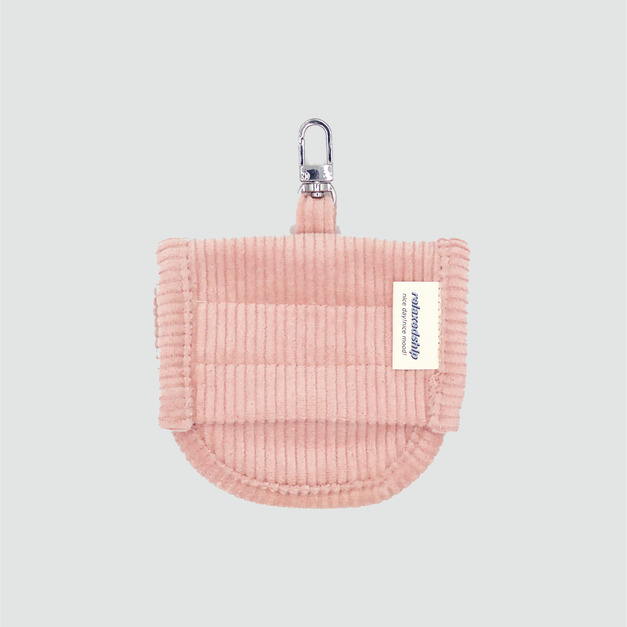 翻蓋多用途小袋-粉色