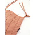 細壓褶綁帶斜背包-珊瑚粉_5