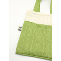 麻花針織小提袋 -綠色_11