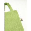 麻花針織小提袋 -綠色_9