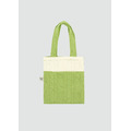 麻花針織小提袋 -綠色