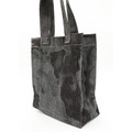 紮染刺繡手提袋-黑灰色_6