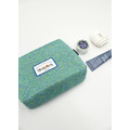 色織毛呢雜物包-藍綠色_1