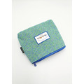 色織毛呢雜物包-藍綠色_3