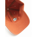 小妹刺繡棒球帽-橘紅色_4