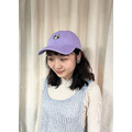 小妹刺繡棒球帽-淡紫色_3
