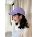 小妹刺繡棒球帽-淡紫色_2