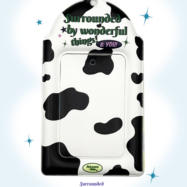 被美好事物圍繞卡套-奶牛紋