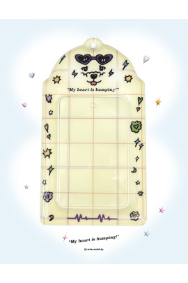 蓬鬆蓬鬆星人亮面卡套