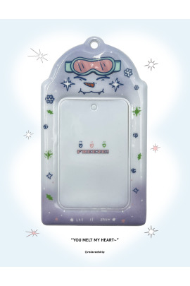 FREEZE! 雪人亮面卡套