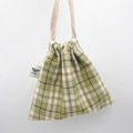 格紋小束口袋-橘/青綠/酪梨綠/卡其橘_3