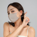 (Sis.vintage團購賣場) T N95 立體醫療口罩│氣密型│亞麻灰│杏灰耳│30入_2