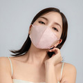 【任兩件$520】N95 立體醫療口罩│氣密型│淺褐粉│淡粉耳│30入_1