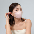 【任兩件$520】N95 立體醫療口罩│氣密型│淺褐粉│淡粉耳│30入_3