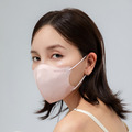 【任兩件$520】N95 立體醫療口罩│氣密型│淺褐粉│淡粉耳│30入_4