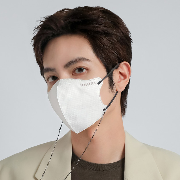 N95 立體醫療口罩│氣密型│彩耳款│深灰│10入