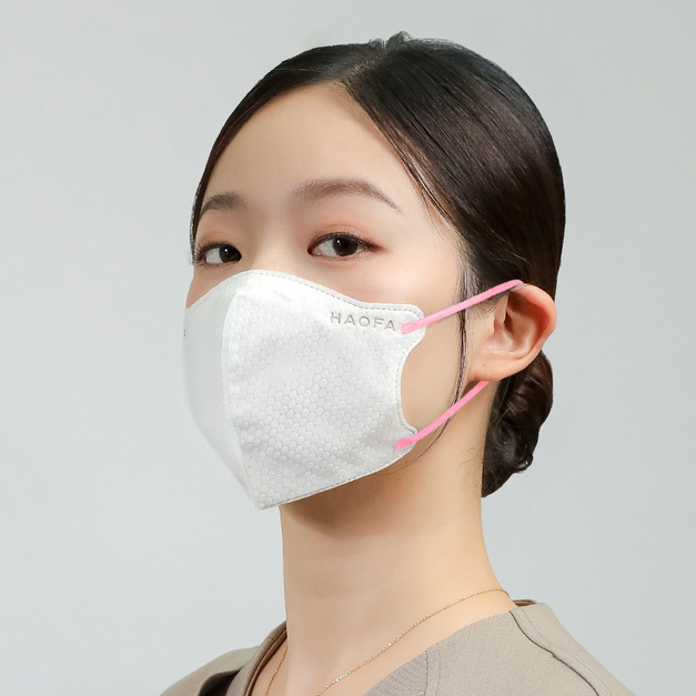 N95 立體醫療口罩│氣密型│彩耳款│粉紅│10入