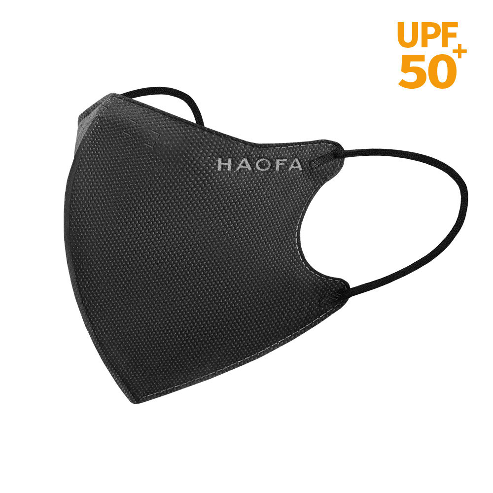 高階PM2.5 防護口罩│氣密型│霧黑色│30入│抗UV50+