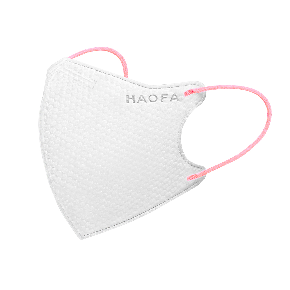 N95 立體醫療口罩│氣密型│彩耳款│粉紅│10入