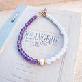 ｜14kgf輕珠寶｜珍珠紫水晶藍紋瑪瑙手鍊