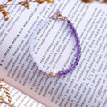｜14kgf輕珠寶｜珍珠紫水晶藍紋瑪瑙手鍊_1