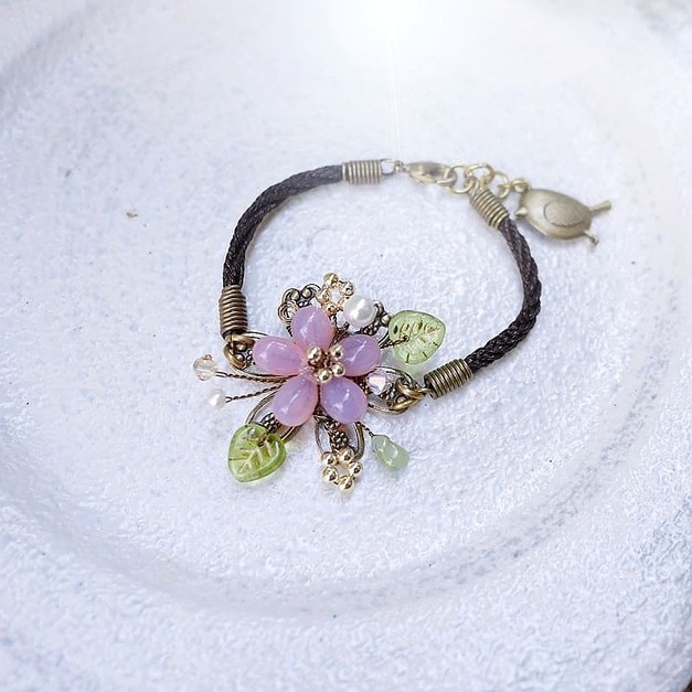 │桃花系列│怦然心動桃花手鍊