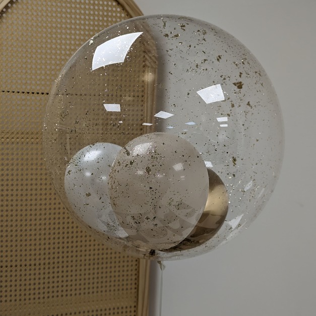 20寸金箔球中球 +$300