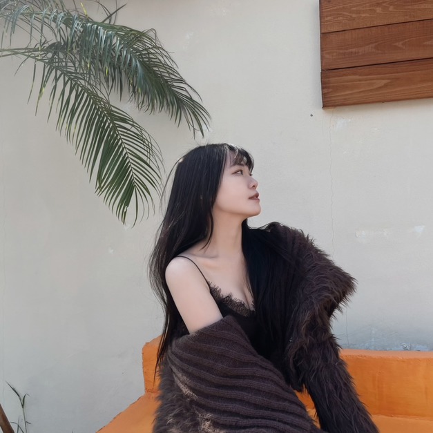 柔軟睫毛蕾絲Bra top