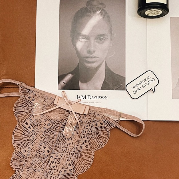 法式薄蕾絲豆沙粉(預購)