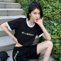 小花造型短袖_7