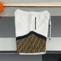 FENDI 斜線FF鬆緊短褲_4