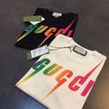 GUCCI 糖果色閃電圓領短袖T_2