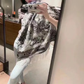 DIOR 動物系列刺繡圍巾_1