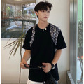 DIOR 老花LOGO拼接短袖T