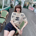 CHANEL 小香風-鏤空數字針織毛衣_3