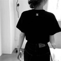 CHANEL 袖口毛邊短袖T-情侶款(第二件半價)_1