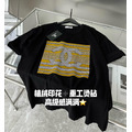 CHANEL 小香植絨燙鑽短袖T_8