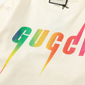 GUCCI 閃電七彩大LOGO長T_5
