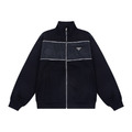 PRADA 雙拼經典運動夾克