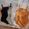 韓系餅乾細肩背心套裝