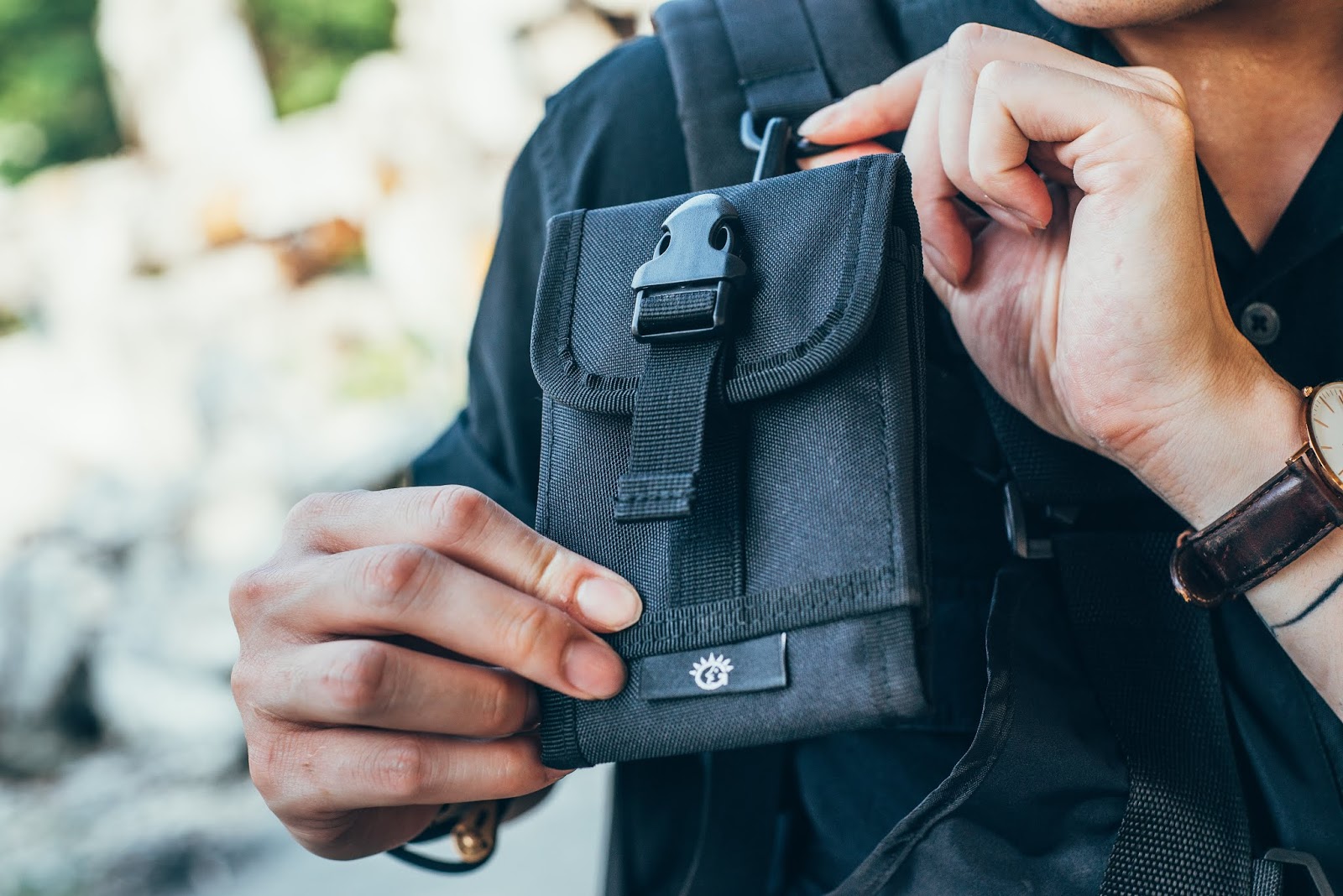 李豪 都會玩家軍事風格後背包