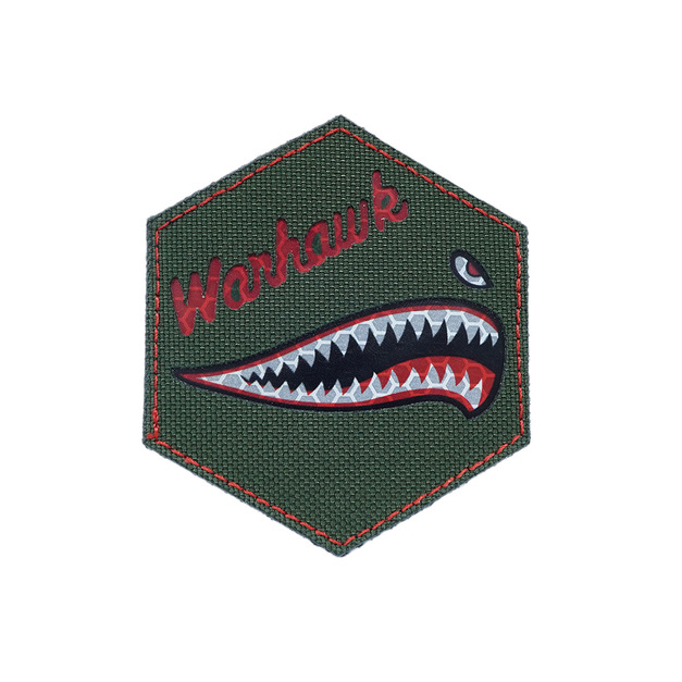 戰術風格魔鬼氈布章-A167A-反光復古飛虎