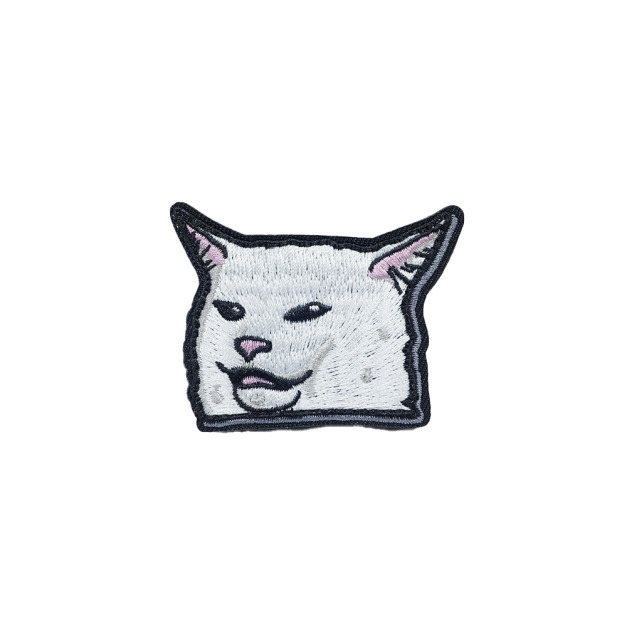 戰術風格魔鬼氈布章-A168A-竊笑貓