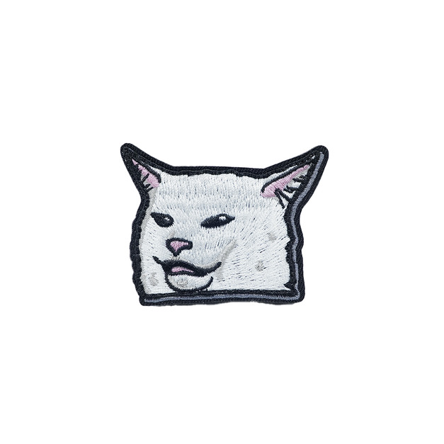 戰術風格魔鬼氈布章-A168A-竊笑貓