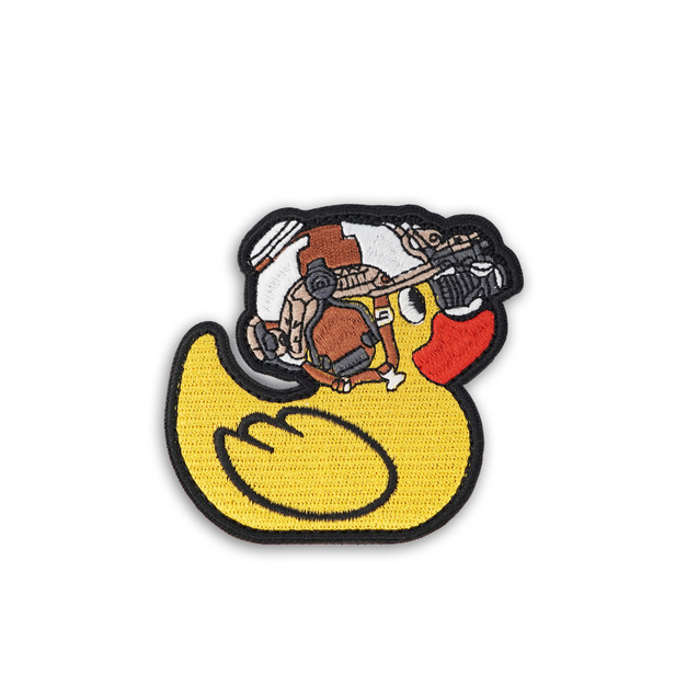 戰術風格魔鬼氈布章-A161A-軍風小鴨