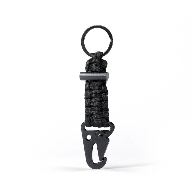 美軍降落傘繩打火石鑰匙圈(3色)