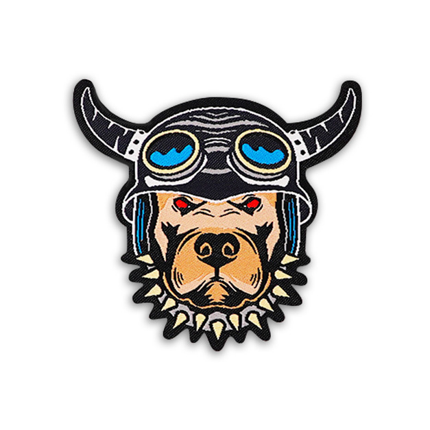 戰術風格魔鬼氈布章-A135A-嘻哈犬王